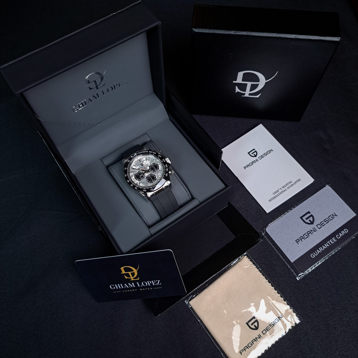 PAGANI DESIGN Daytona OysterFlex Cronógrafo de Cuarzo | PD-1664