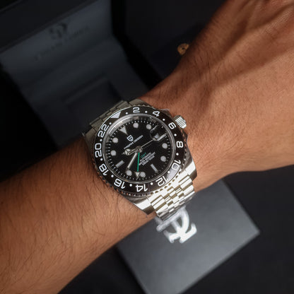 PAGANI DESIGN GMT Master Automático | PD-1662 - Black Dial Jubilee