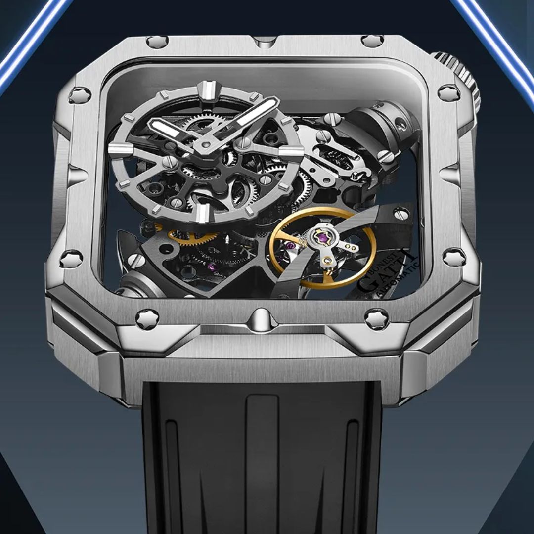 Reloj Automático BONEST GATTI  BG4001 - Negro Plata