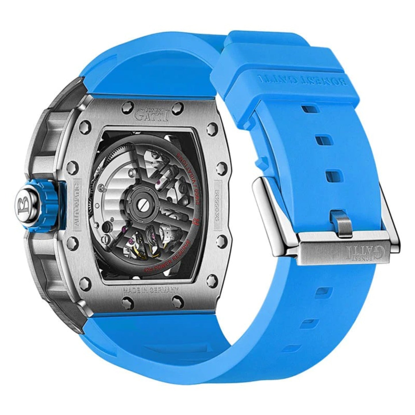 Reloj Automático BONEST GATTI  BG9901 - Azul Plata