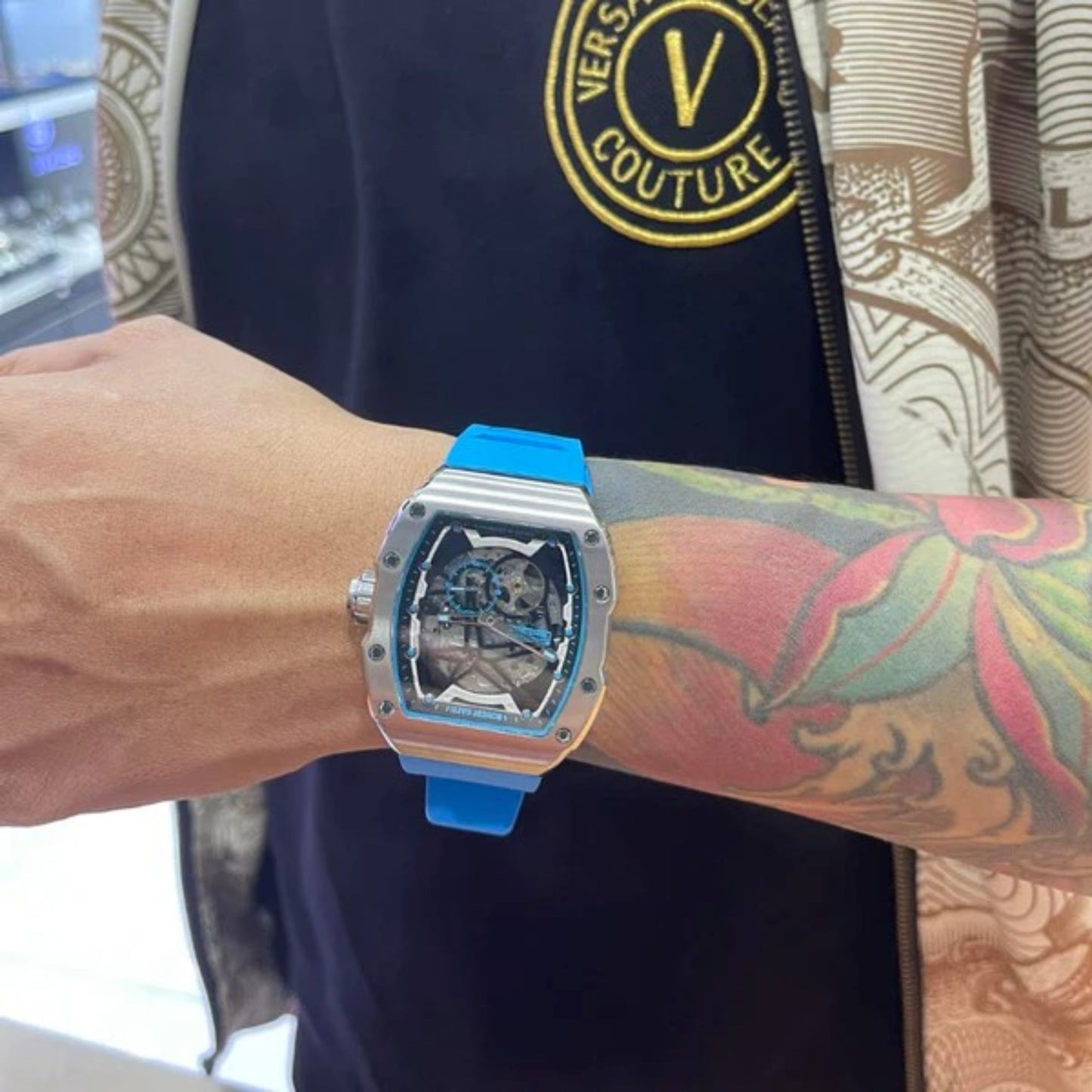 Reloj Automático BONEST GATTI  BG9901 - Azul Plata