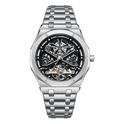 Reloj Automático MARK FAIRWHALE MYSTIC INOX- Plata Negro