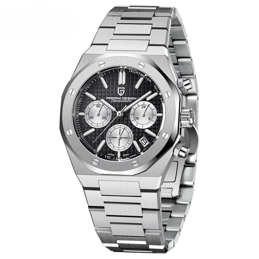 Reloj Cuarzo PAGANI DESIGN AP ROYAL OAK Cronógrafo, PD-1707 - Negro