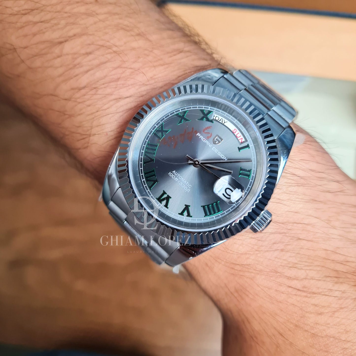 PAGANI DESIGN Day-Date 40mm Automático | PD-1783