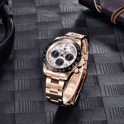 Reloj Cuarzo PAGANI DESIGN DAYTONA Meteorito, PD-1644 - Oro Rosa