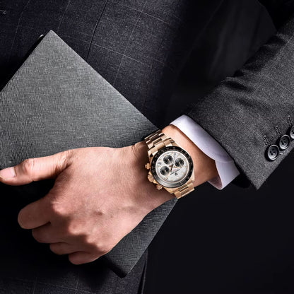 Reloj Cuarzo PAGANI DESIGN DAYTONA Meteorito, PD-1644 - Oro Rosa