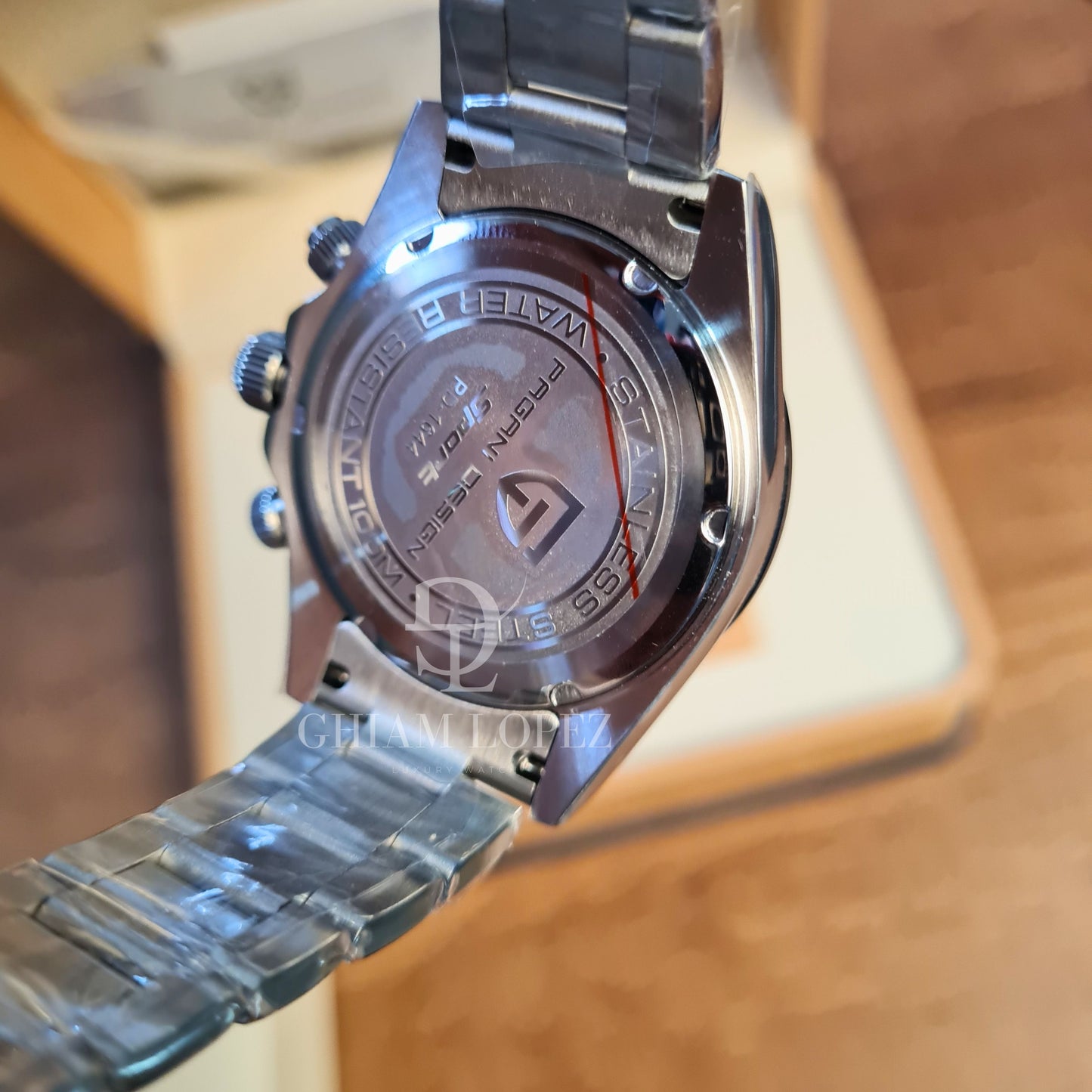 Reloj Cuarzo PAGANI DESIGN DAYTONA, PD-1644 - Plata Negro
