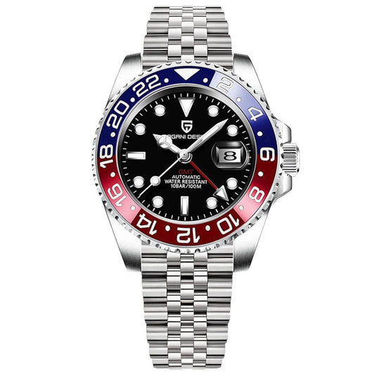 Reloj Automático PAGANI DESIGN GMT MASTER Jubilee, PD-1662 - Pepsi