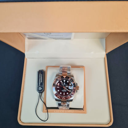 Reloj Automático PAGANI DESIGN GMT MASTER, PD-1662 - Root Beer
