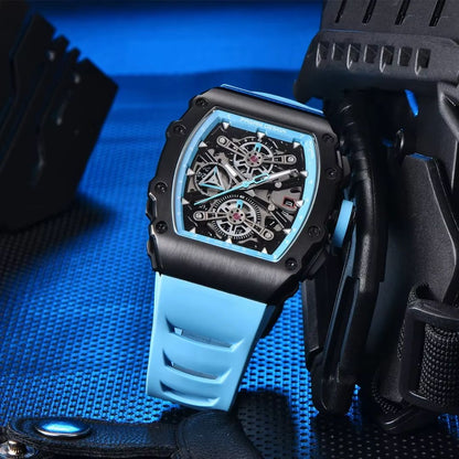 PAGANI DESIGN RM Cronógrafo de Cuarzo | PD-YS011 Black Sky Blue