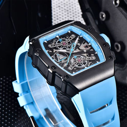 PAGANI DESIGN RM Cronógrafo de Cuarzo | PD-YS011 Black Sky Blue