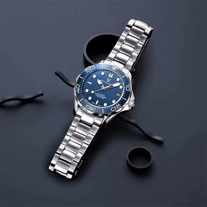 Reloj Automático PAGANI DESIGN SEAMASTER 007, PD-1667 - Azul