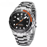 Reloj Automático PAGANI DESIGN SEAMASTER 007, PD-1667 - Naranja Negro