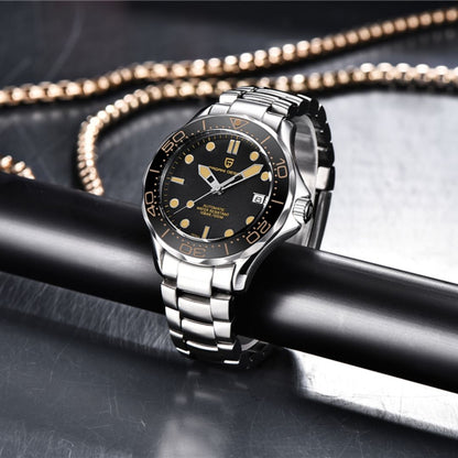 Reloj Automático PAGANI DESIGN SEAMASTER 007, PD-1667 - Negro