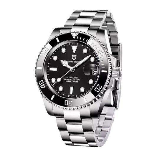 Reloj Automático PAGANI DESIGN SUBMARINER, PD-1661 - Negro