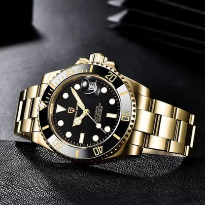 Reloj Automático PAGANI DESIGN SUBMARINER, PD-1661 - Oro Negro