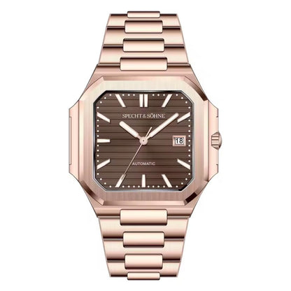 Reloj Automático SPETCH AND SOHNE CUBITUS, SP0028 - Oro Rosa Chocolate