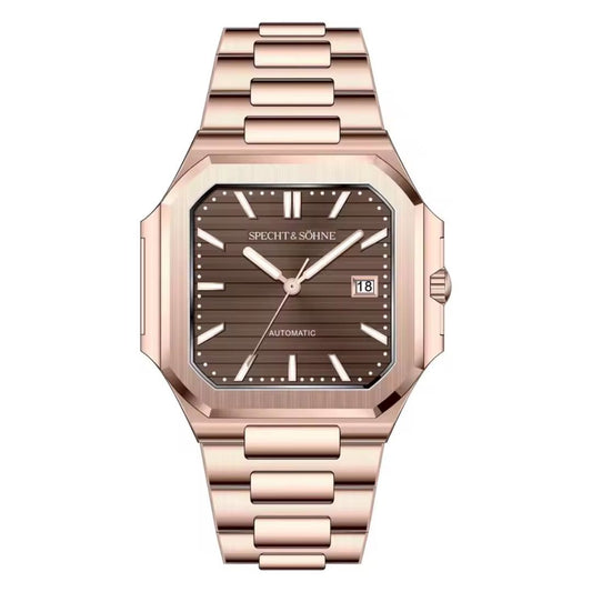Reloj Automático SPETCH AND SOHNE CUBITUS, SP0028 - Oro Rosa Chocolate