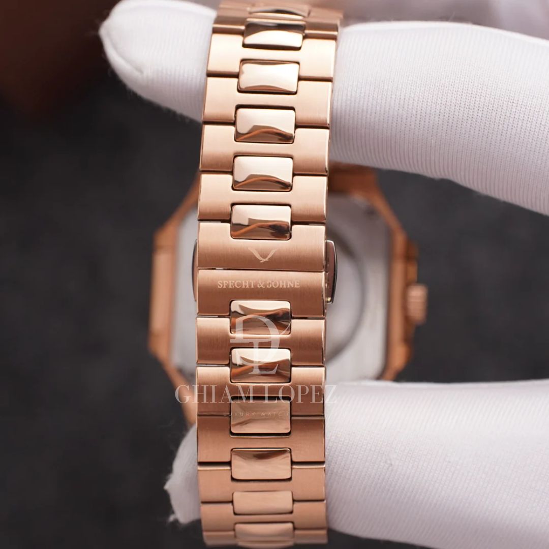 Reloj Automático SPETCH AND SOHNE CUBITUS, SP0028 - Oro Rosa Chocolate