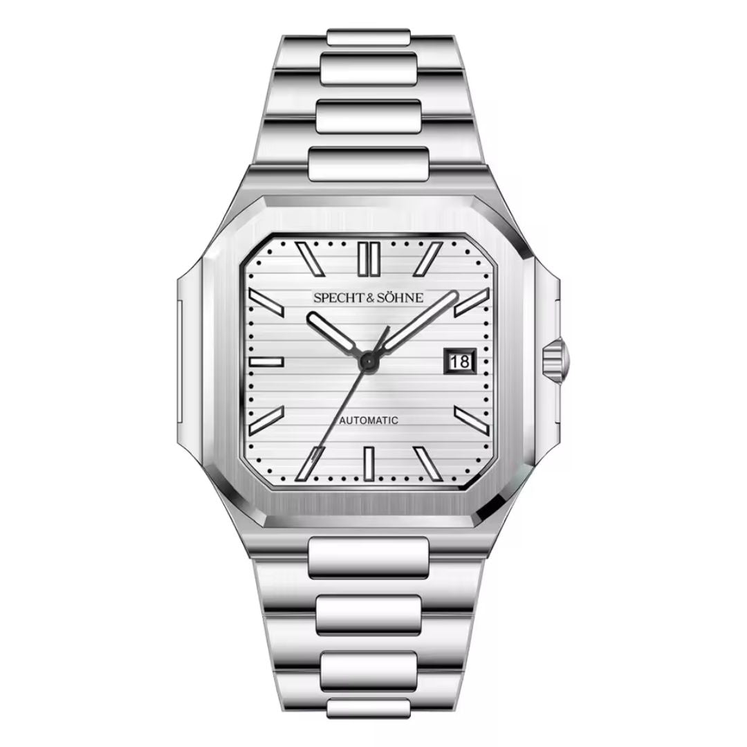 Reloj Automático SPETCH AND SOHNE CUBITUS, SP0028 - Plata Blanco