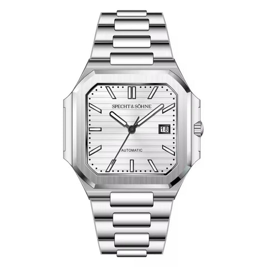 Reloj Automático SPETCH AND SOHNE CUBITUS, SP0028 - Plata Blanco
