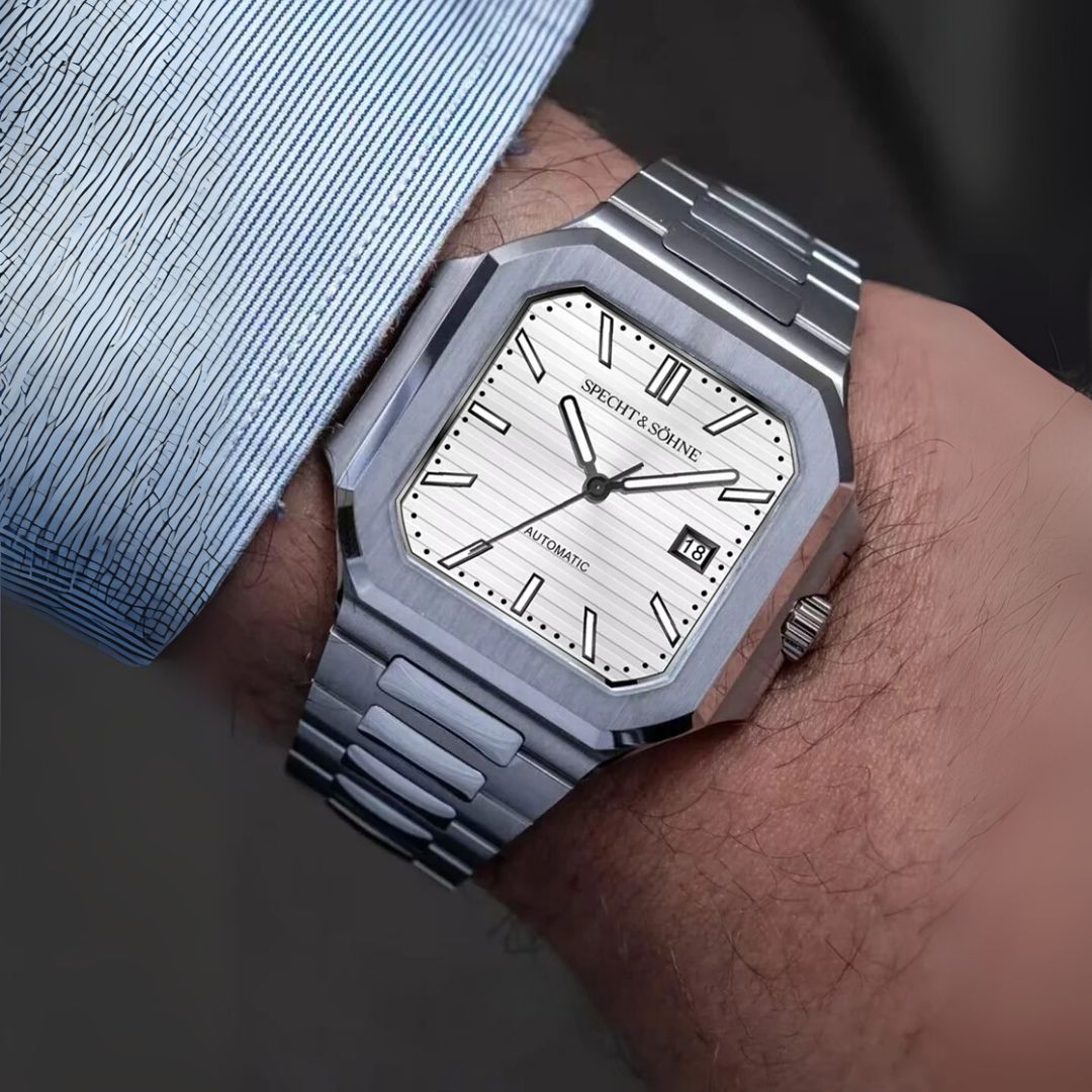 Reloj Automático SPETCH AND SOHNE CUBITUS, SP0028 - Plata Blanco