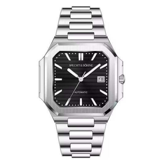 Reloj Automático SPETCH AND SOHNE CUBITUS, SP0028 - Plata Negro