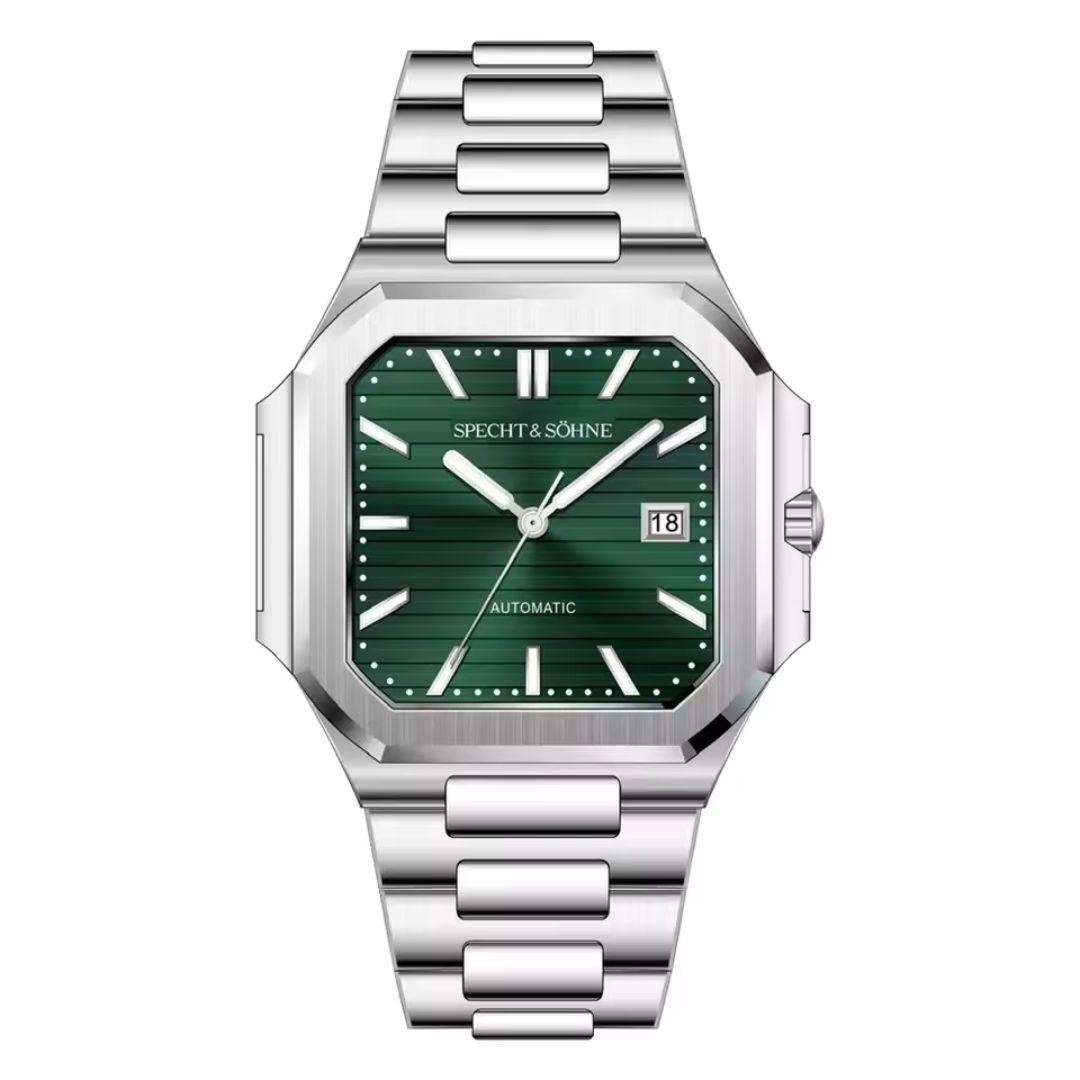 Reloj Automático SPETCH AND SOHNE CUBITUS, SP0028 - Plata Verde