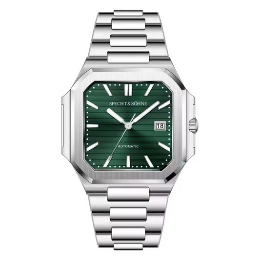 Reloj Automático SPETCH AND SOHNE CUBITUS, SP0028 - Plata Verde
