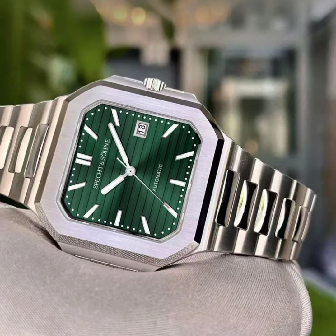 Reloj Automático SPETCH AND SOHNE CUBITUS, SP0028 - Plata Verde