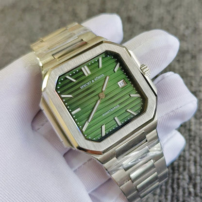 Reloj Automático SPETCH AND SOHNE CUBITUS, SP0028 - Plata Verde