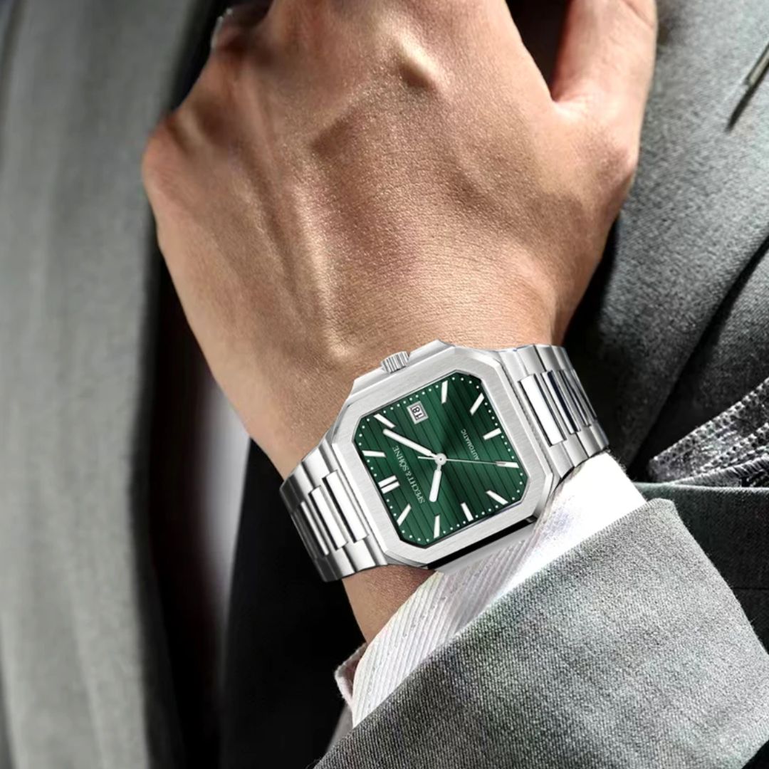 Reloj Automático SPETCH AND SOHNE CUBITUS, SP0028 - Plata Verde