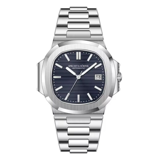 Reloj Automático SPETCH AND SOHNE NAUTILUS, SP0002 - Plata Azul