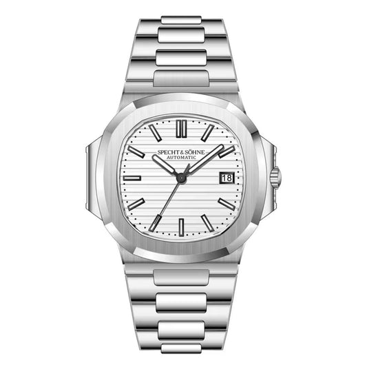 Reloj Automático SPETCH AND SOHNE NAUTILUS, SP0002 - Plata Blanco