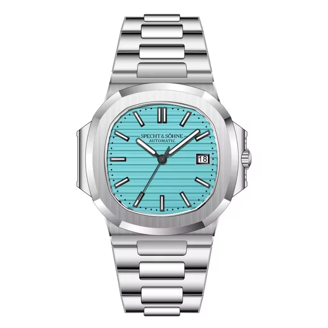 Reloj Automático SPETCH AND SOHNE NAUTILUS, SP0002 - Plata Tiffany