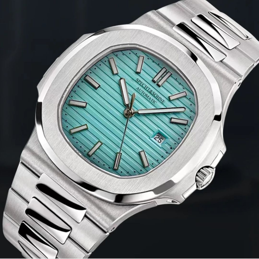 Reloj Automático SPETCH AND SOHNE NAUTILUS, SP0002 - Plata Tiffany
