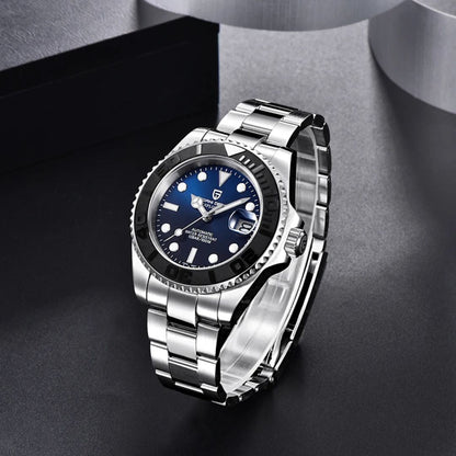 Reloj Automático PAGANI DESIGN YATCH MASTER, PD-1651 - Azul Oscuro
