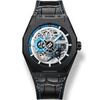 Reloj Automático BONEST GATTI  BG7601 Cuero - Negro