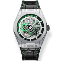 Reloj Automático BONEST GATTI  BG7601 Cuero - Verde
