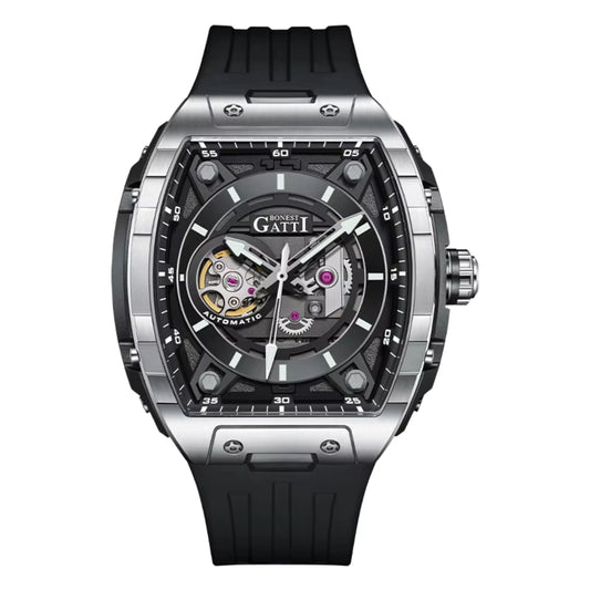 Reloj Automático BONEST GATTI  BG5602 - Negro Plata