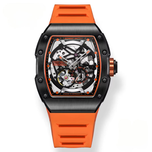 Reloj Automático BONEST GATTI  BG9901 - Naranja Negro