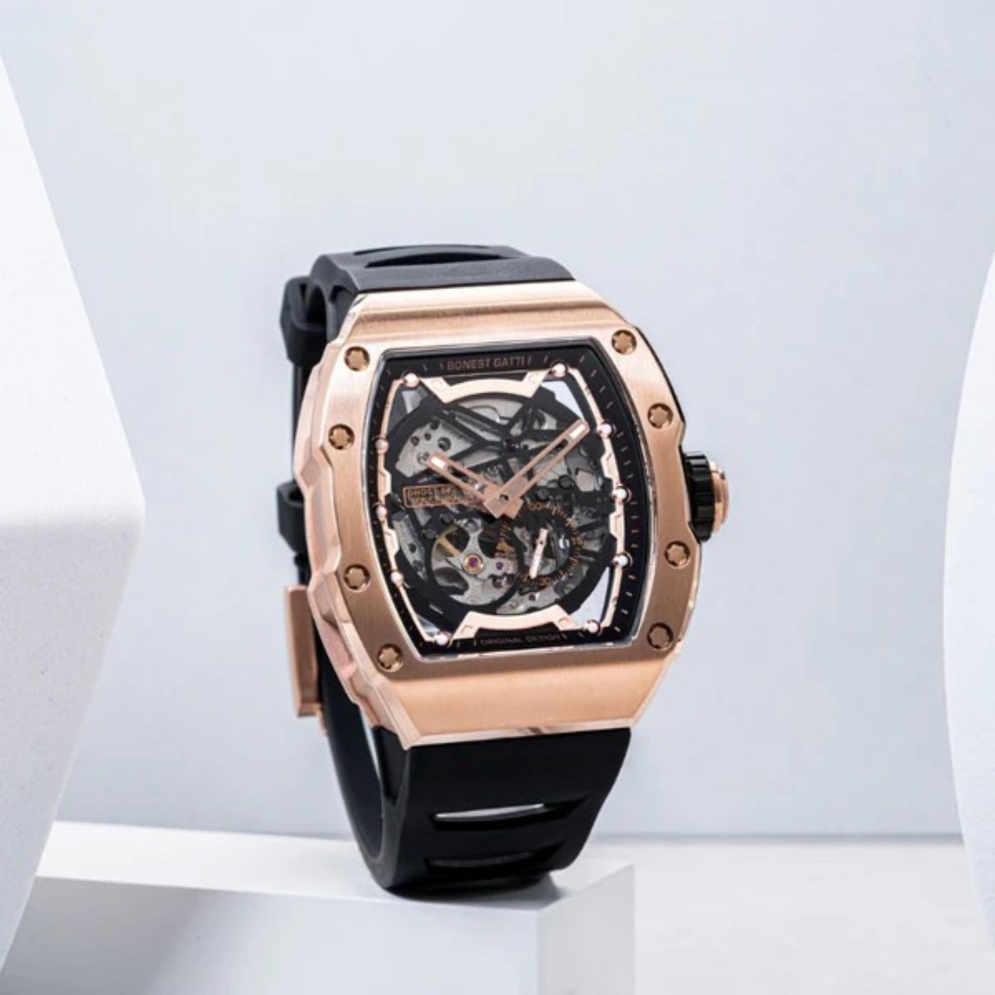 Reloj Automático BONEST GATTI  BG9901 - Negro Oro