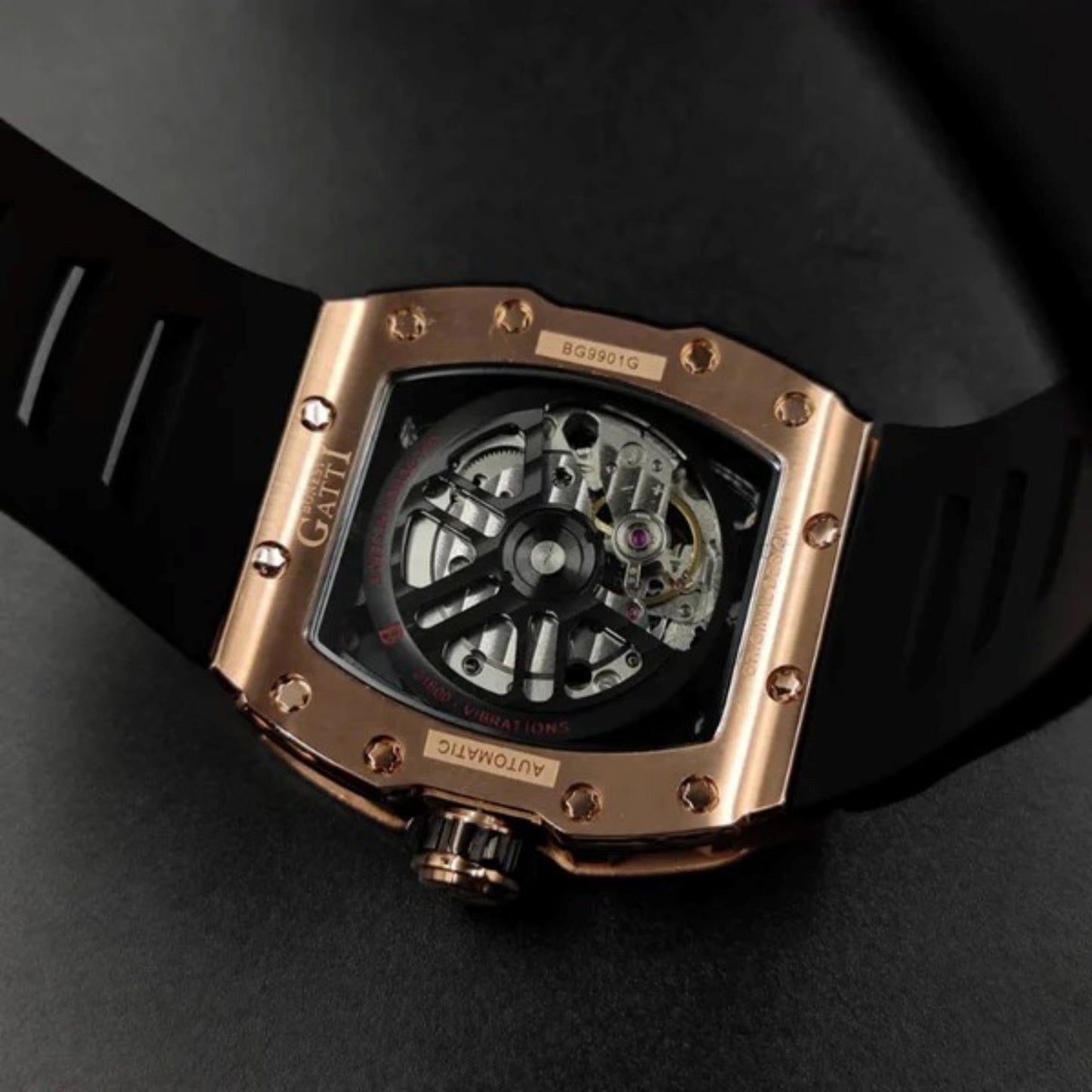 Reloj Automático BONEST GATTI  BG9901 - Negro Oro