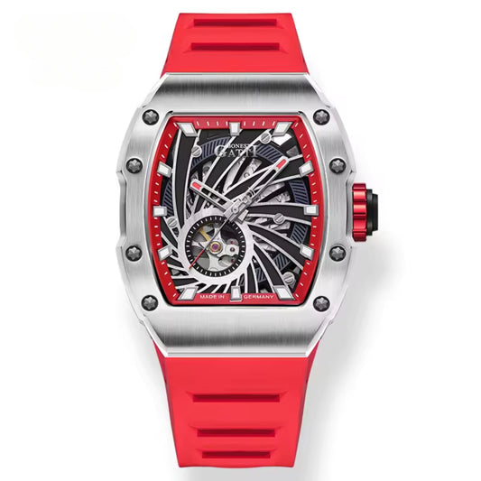 Reloj Automático BONEST GATTI  BG9902 - Rojo Plata