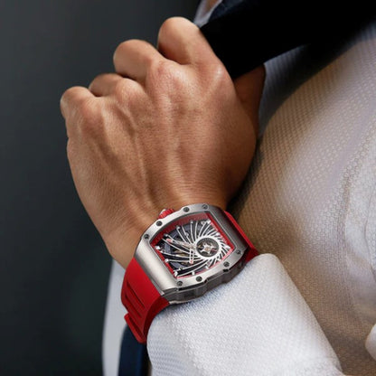 Reloj Automático BONEST GATTI  BG9902 - Rojo Plata