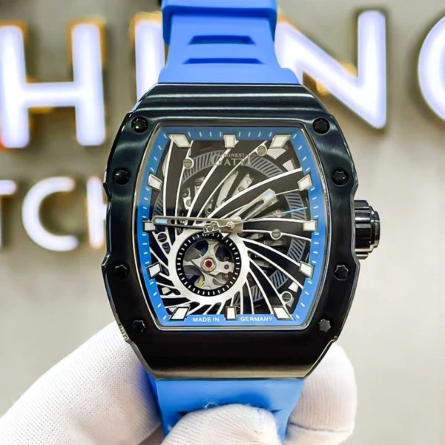 Reloj Automático BONEST GATTI  BG9902 - Azul Negro