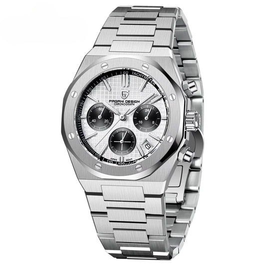 Reloj Cuarzo PAGANI DESIGN AP ROYAL OAK Cronógrafo, PD-1707 - Blanco