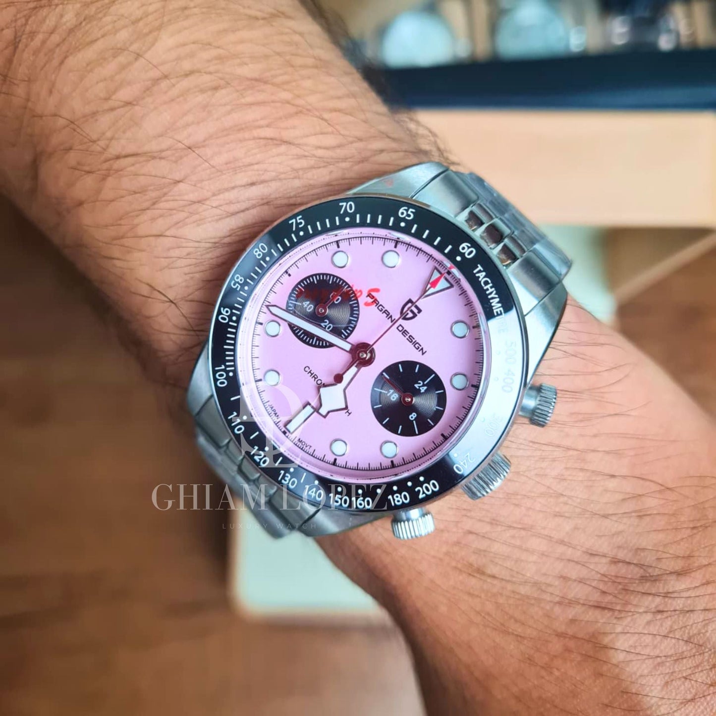 PAGANI DESIGN Black Bay Chrono Cronógrafo | PD-1813