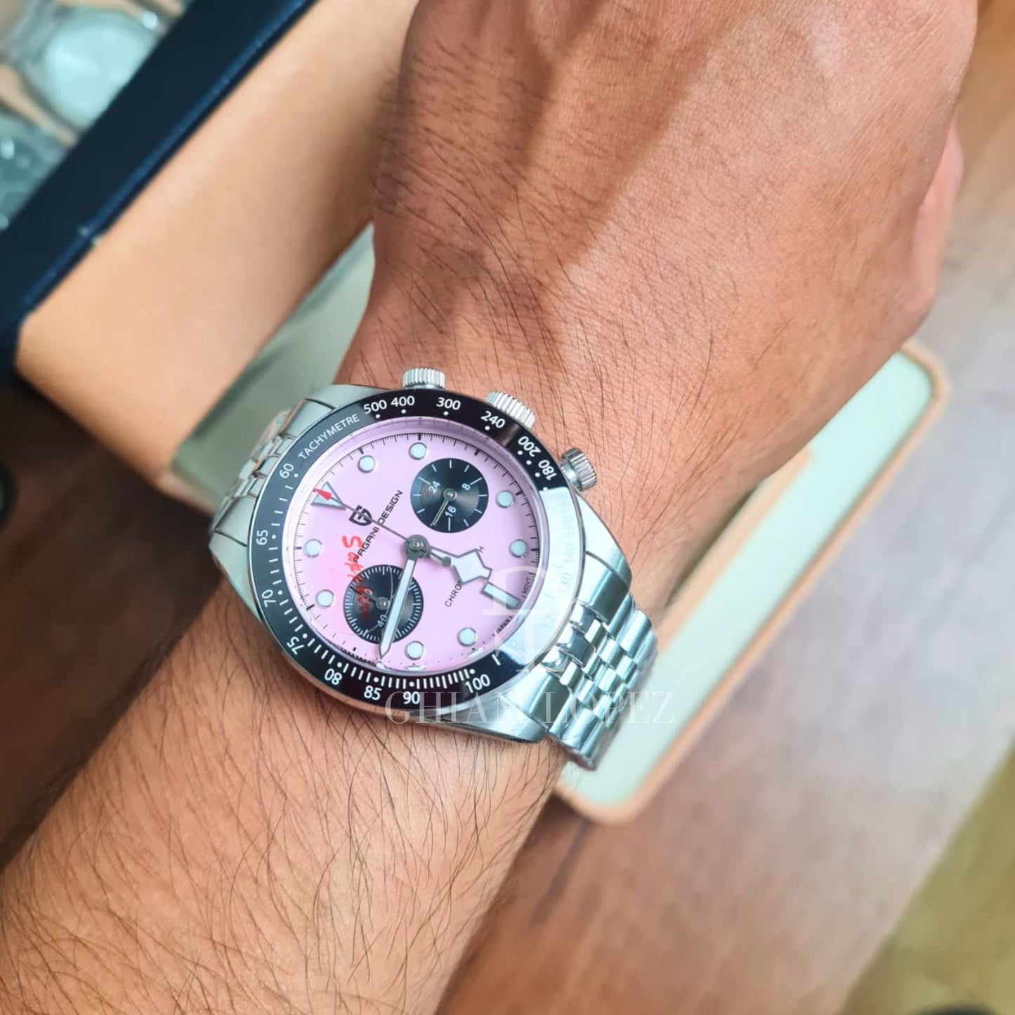 PAGANI DESIGN Black Bay Chrono Cronógrafo | PD-1813