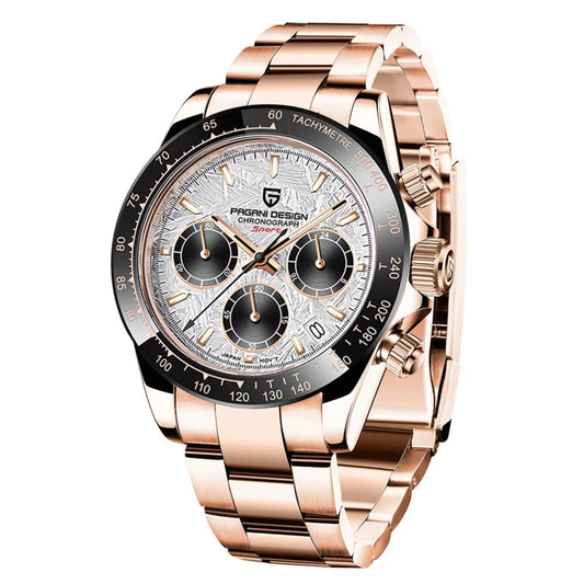 Reloj Cuarzo PAGANI DESIGN DAYTONA Meteorito, PD-1644 - Oro Rosa